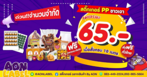 สติ๊กเกอร์ PP ส่วนลด 2024
